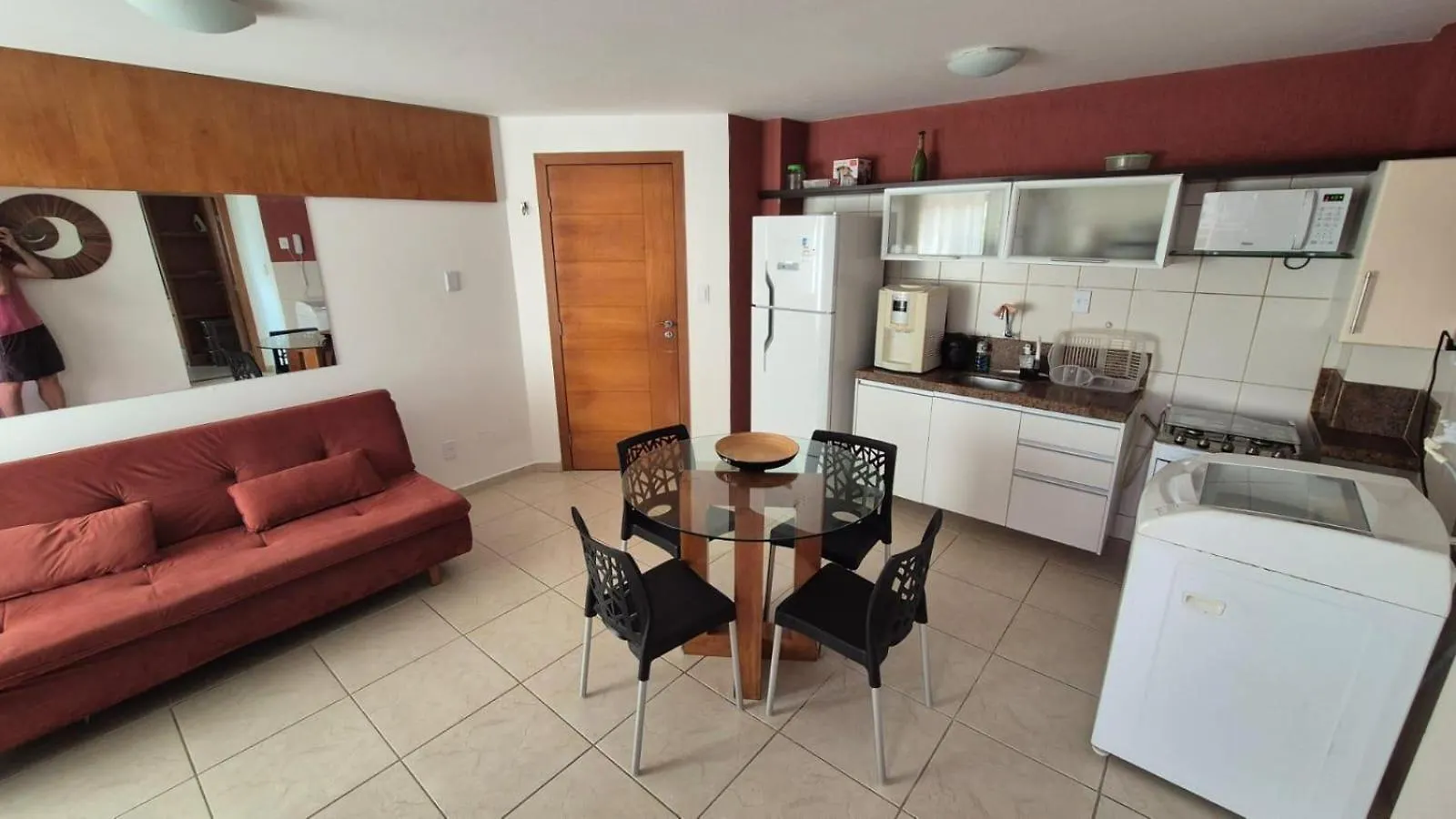 Manhatan Flat Com 1 Quarto, Cozinha E Sala ナタール ブラジル